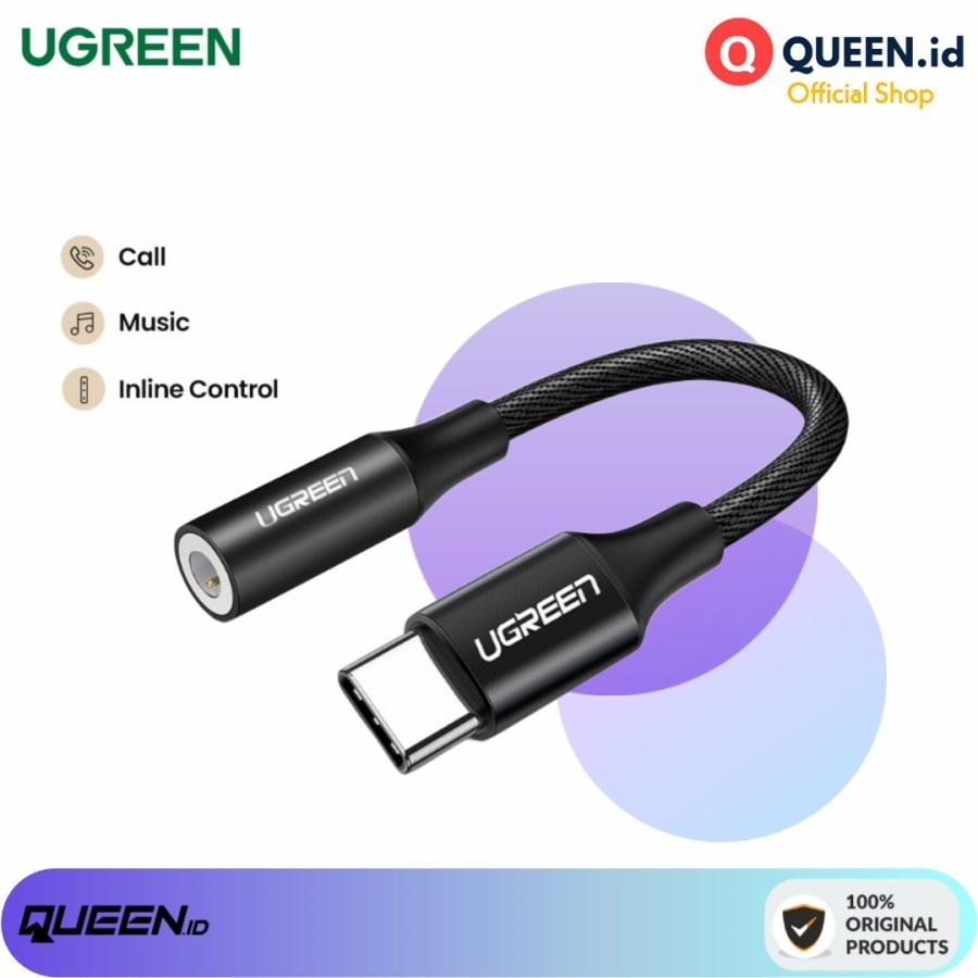 Jual UGREEN 70858 Converter USB TYPE C TO 3.5mm Jack Audio Adapter