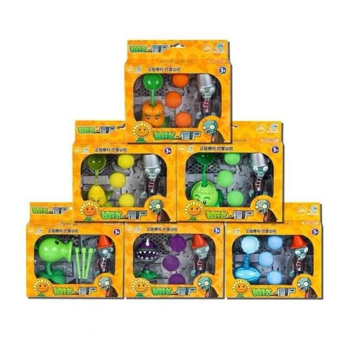 Mainan Ketapel Boneka Plants Vs Zombies 2 Bahan Plastik Action Figure