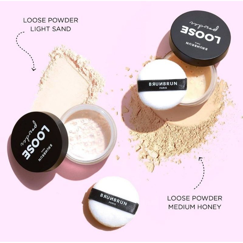 [Original] Brunbrun Paris Loose Powder Bedak Tabur