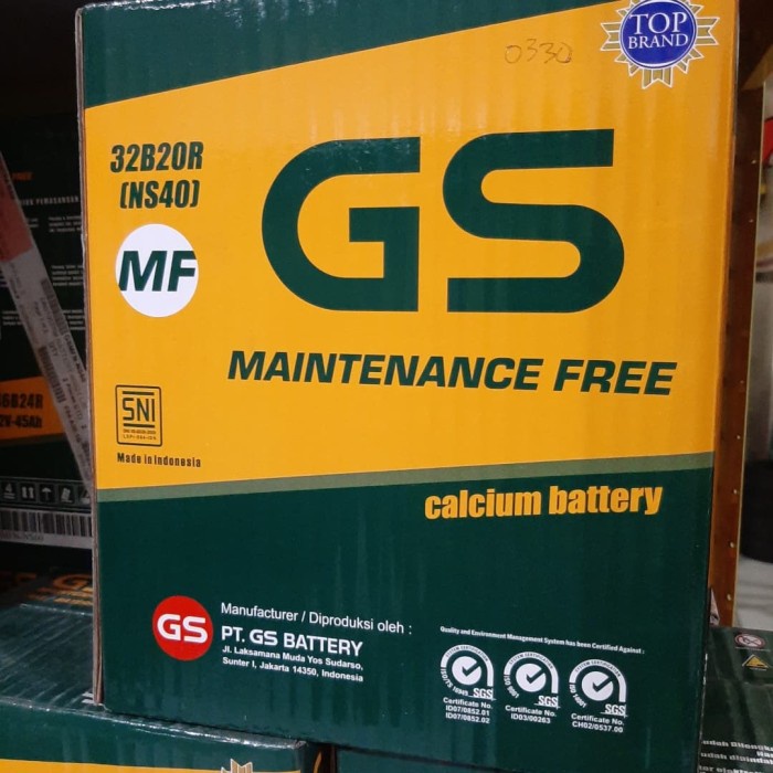 {BEKAS} AKI KERING MOBIL GS MF ASTRA NS40 AVANZA/XENIA/SPLASH/RUSH/TERIOS Murah