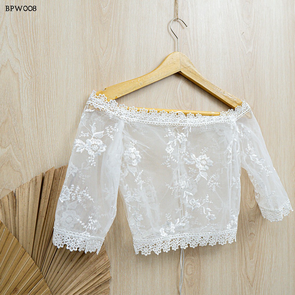 [TOKO TERPERCAYA] CARDIGAN WEDDING BOLERO PENGANTIN PERNIKAHAN BROKAT BPW008