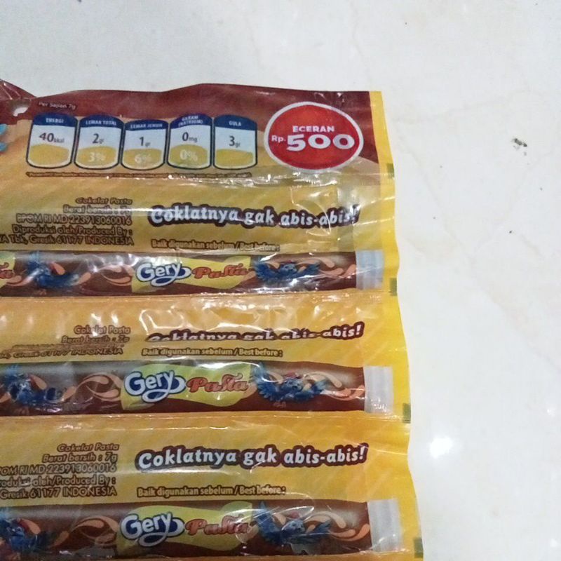 Gery Pasta 500 renceng isi 12 pcs