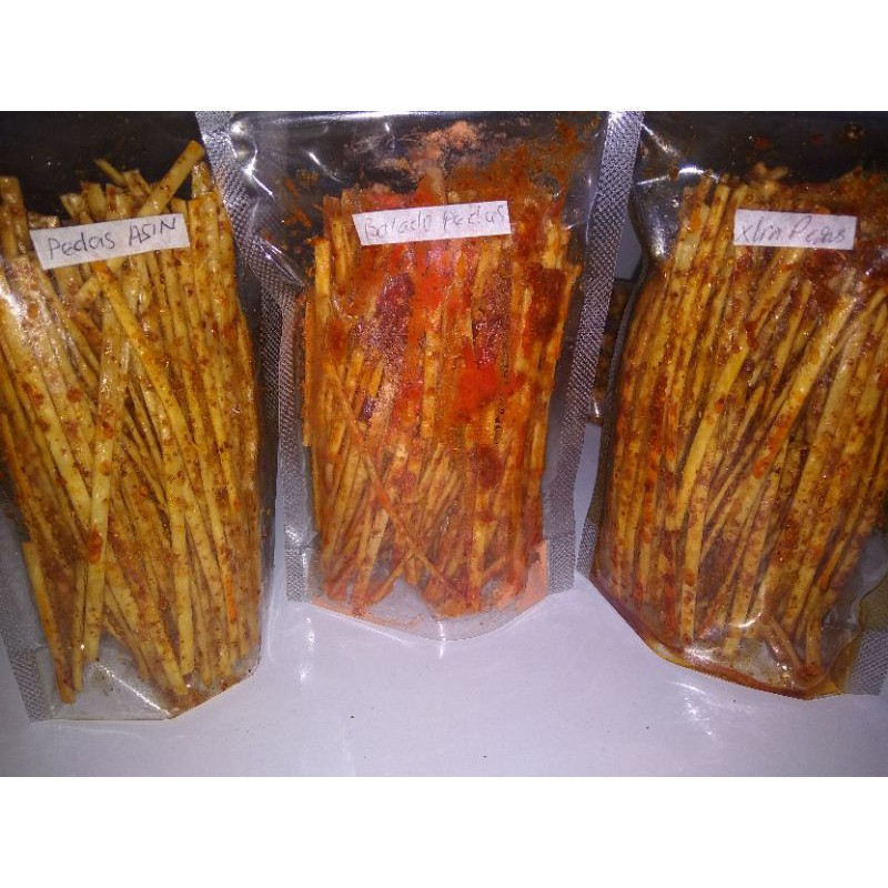 

Mielidi 100gr mie biting lidi lidian bumbu basah lidi gepeng/lidi kecil kemasan 100gr