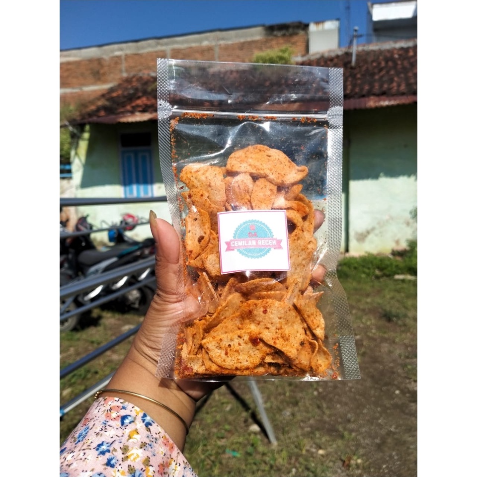 

basreng 80gr pedas ekstra daun jeruk / basreng viral / basreng kriuk 100% Halal