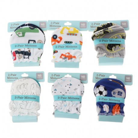 Sarung Tangan Bayi Newborn 2in1  Mittens Sarung Tangan Bayi isi 2 pasang baby gloves Anti Scratching