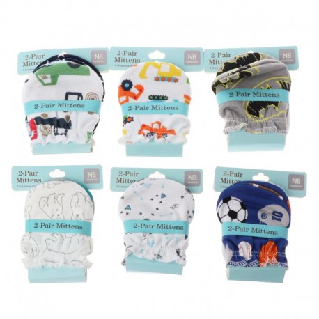 Sarung Tangan Bayi Newborn 2in1  Mittens Sarung Tangan Bayi isi 2 pasang baby gloves Anti Scratching