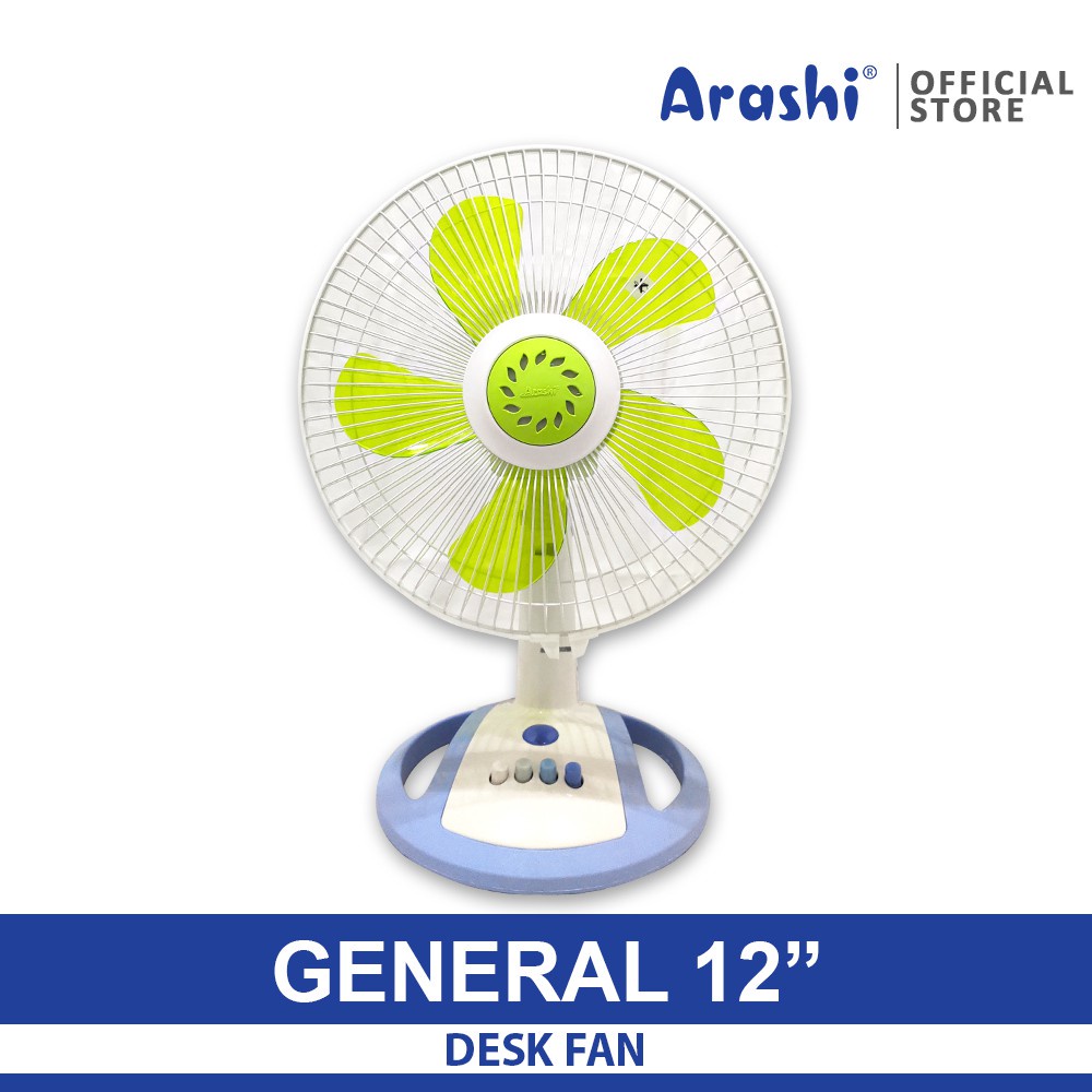 ARASHI Kipas Angin Meja General 12 Inch / Deskfan - Garansi 1 Tahun