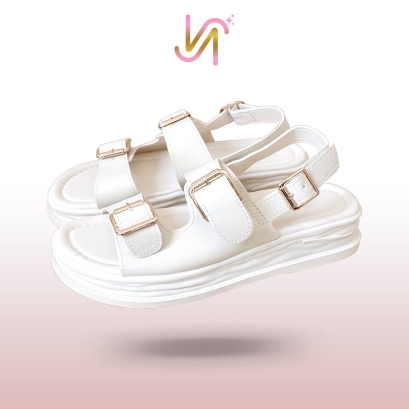 NADILASTUFF GOLDEN platform sandal Sepatu Wanita