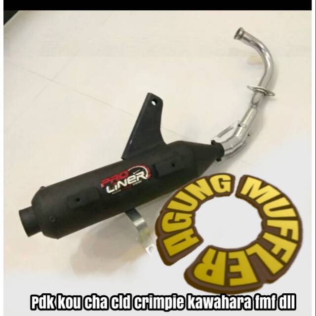 KNALPOT MATIC PRO LINER BASS GAK PECAH BEAT VARIO 110 125 150 MIO MIO J GT M3 NMAX