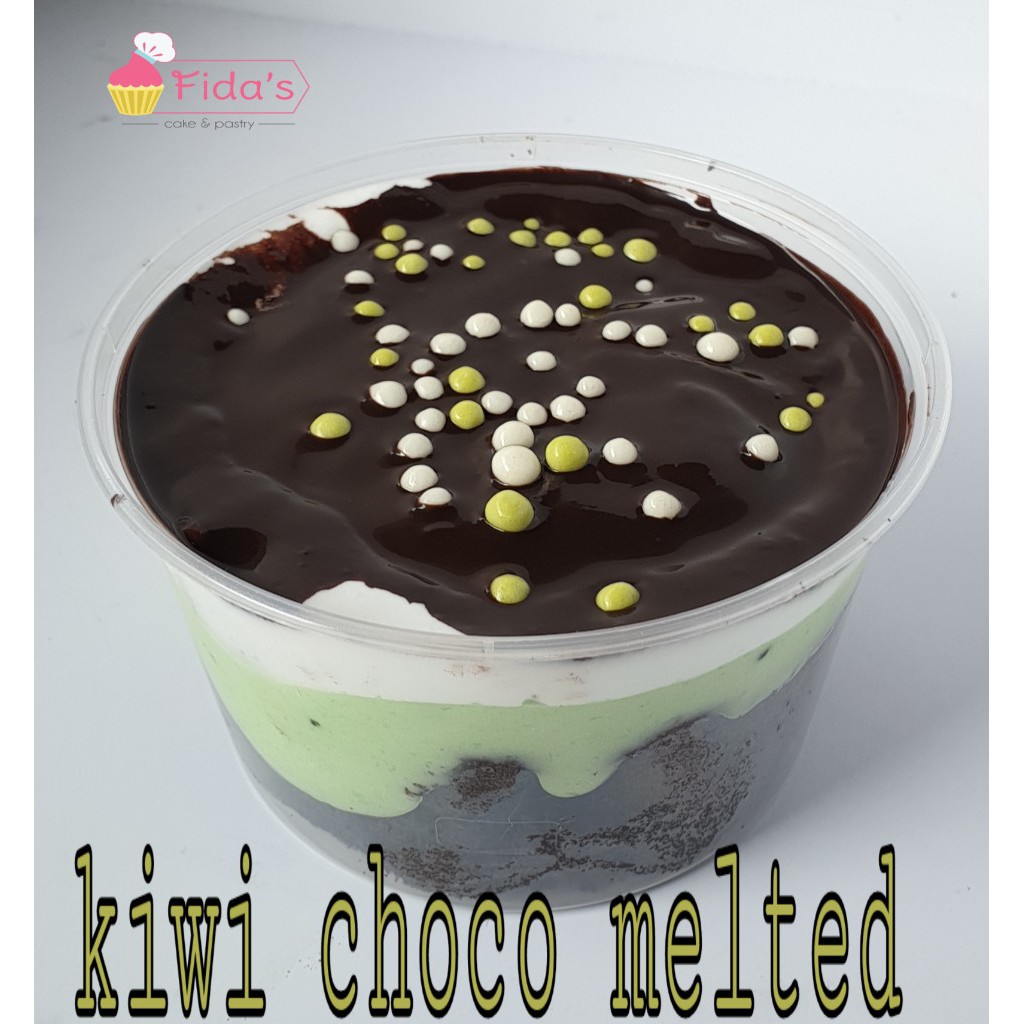 

kiwi chocomelted cup