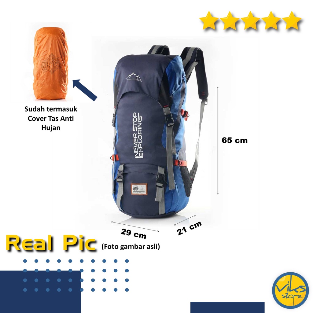 Tas Ransel Carrier Backpack Gunung Adventure Hiking Outdoor Inficlo Original 80L Liter Tas Naik Gunung Keril