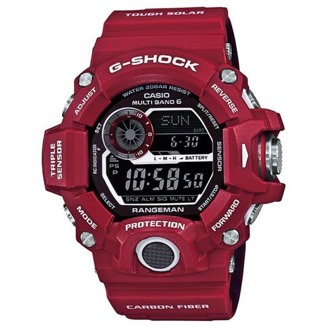 Jam Tangan Pria Merk G Shock Rangeman Type GW-9400 Original Bm Baterai Free Box Set