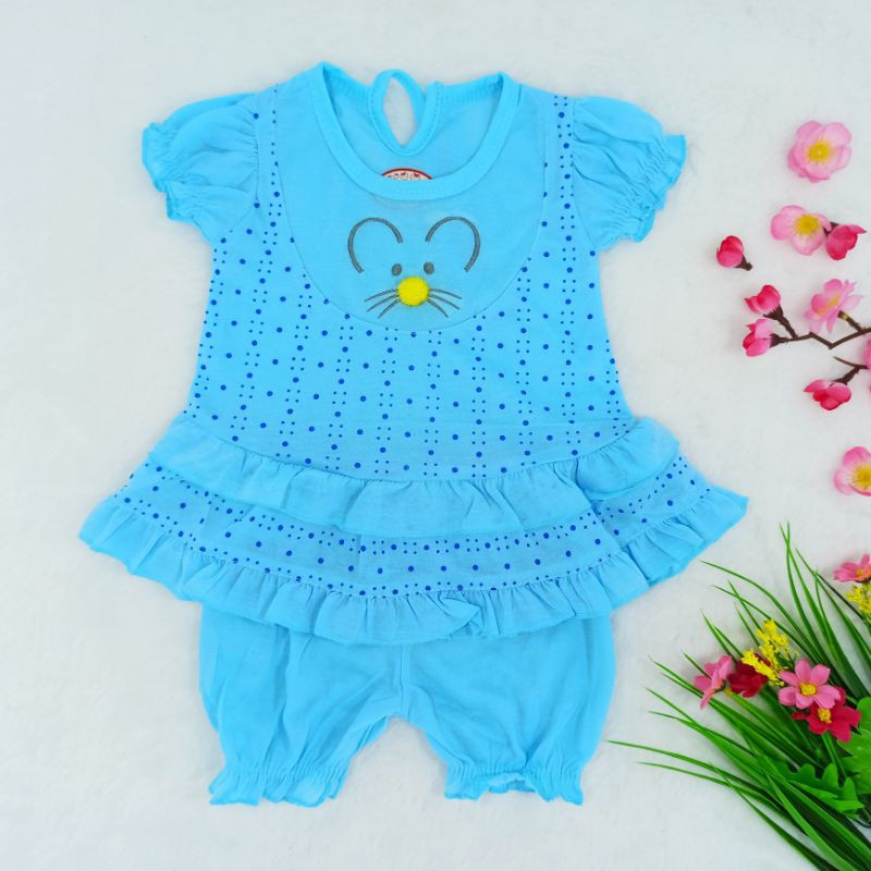 [Ss-7019] Baju Bayi New Born 0-9bulan, Pakaian Anak Perempuan, Dress Bayi, Setelan Bayi Lucu