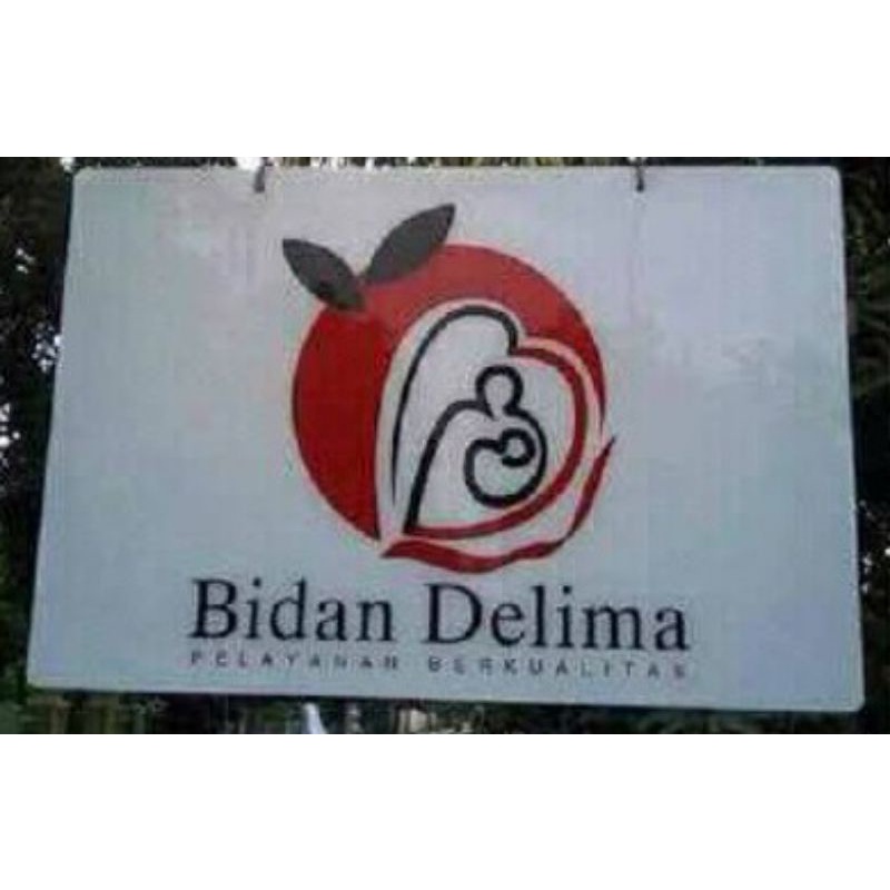 

Papan nama Akrilik dan Logo Bidan Delima