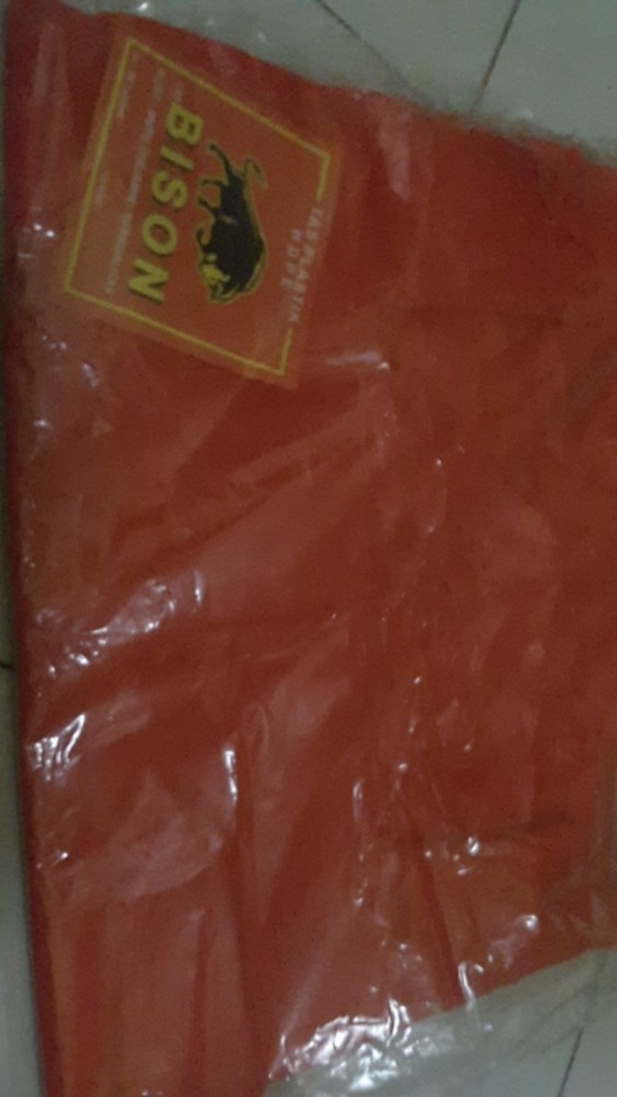 1 Pack (50 Lbr) Kresek Jumbo Tas Plastik Hdpe Merah/putih 35