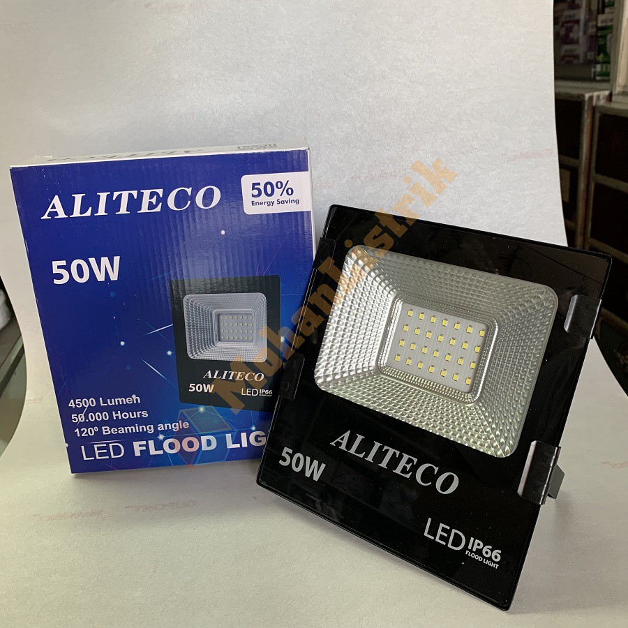 Lampu Sorot Tembak LED 50W 50Watt 50 Watt ALITECO PROBEST PUTIH