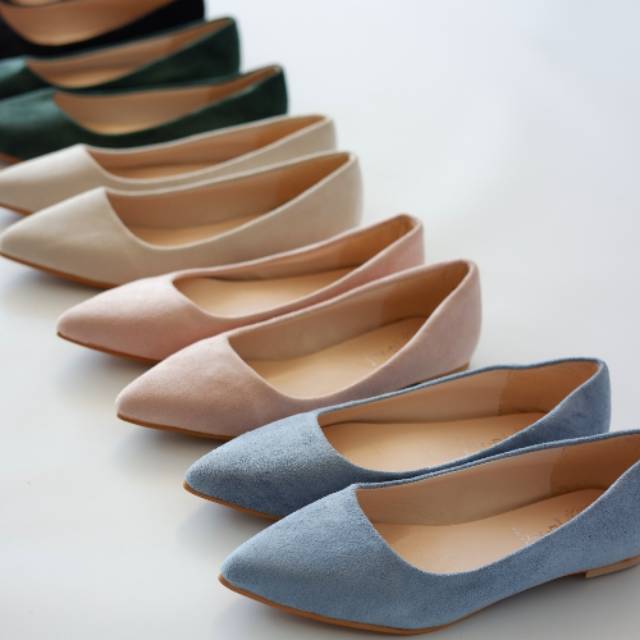 SA14 flat shoes wanita, flat shoes import, sepatu kerja wanita, sepatu wanita import