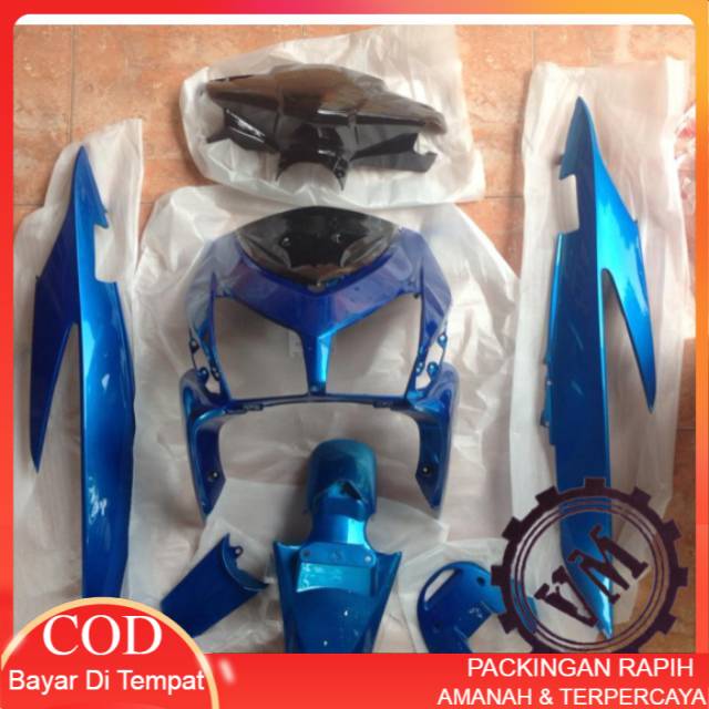 Termurah Body Motor TERMURAH  Set cover body full body halus HONDA VARIO 110 old lama karbu warna bi