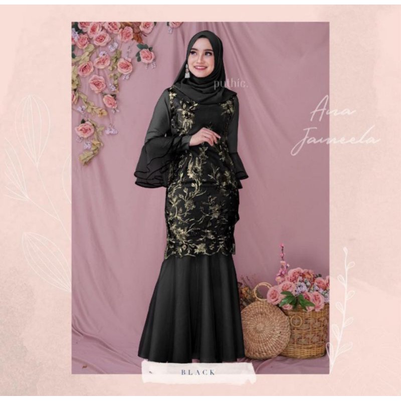 Gaun Ana Jameela Hitam By Puthic