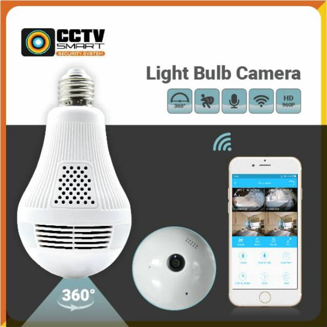 IP Camera CCTV Bohlam Bulb Light