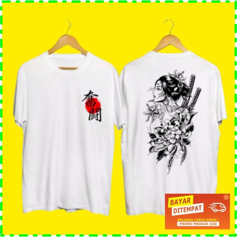 (PROMO) KAOS DISTRO JEPANG VIRAL MURAH samurai PEDANG
