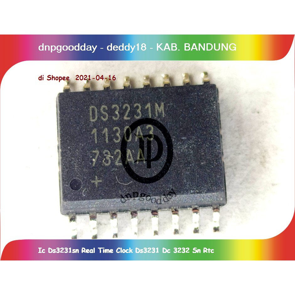 Ic Ds3231sn Real Time Clock Ds3231 Dc 3232 Sn Rtc