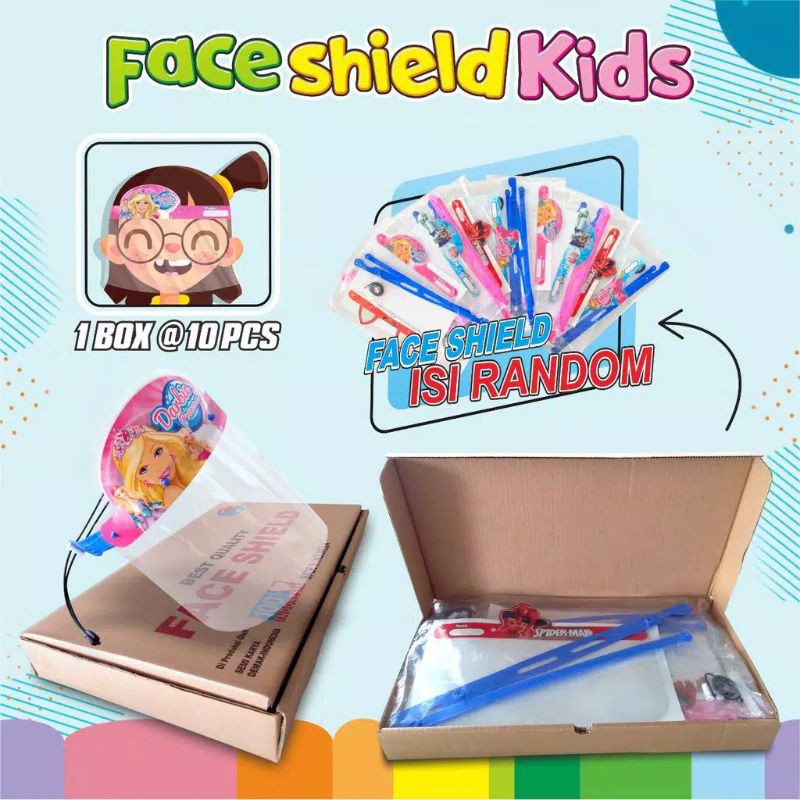 FACE SHIELD ANAK KARAKTER / FACE SHIELD KIDS