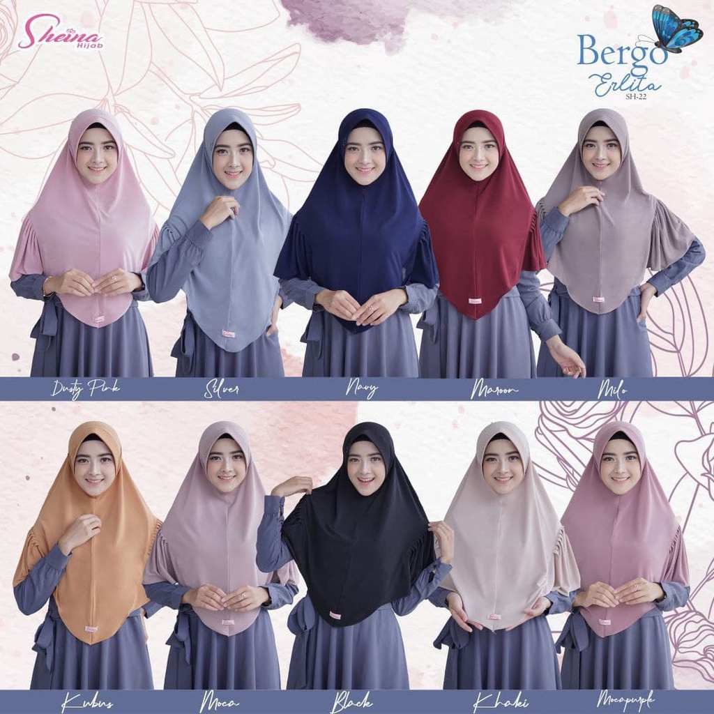 Bergo Erlita by Sheina Hijab