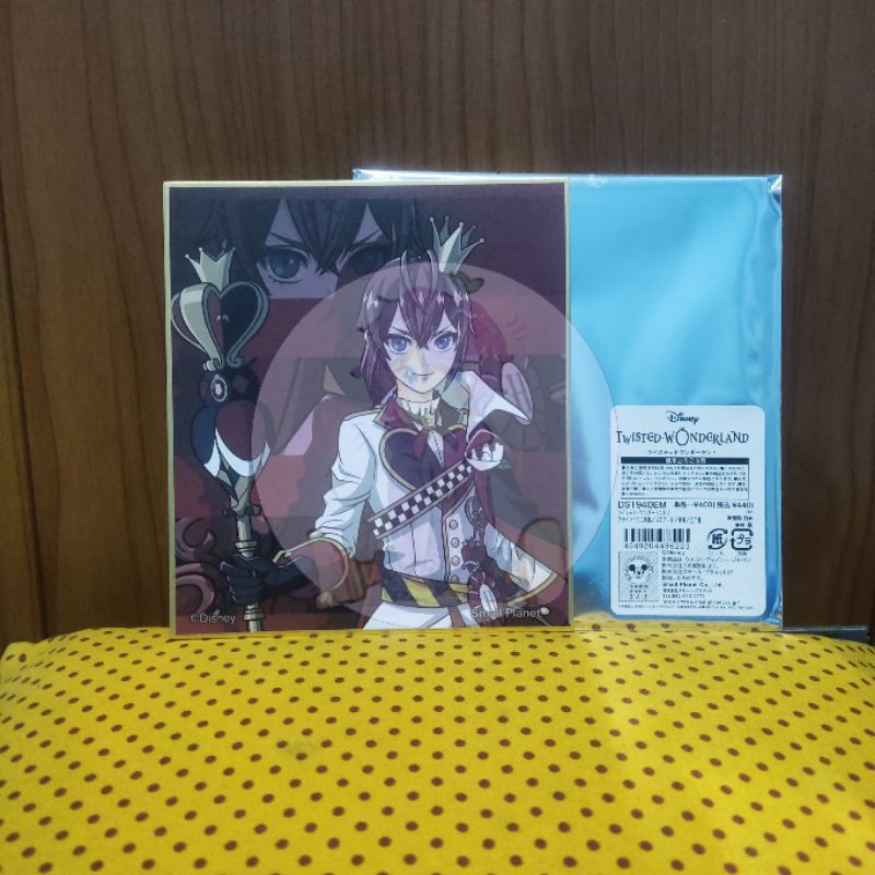 Twisted Wonderland New Art Animate Fair Shikishi Riddle Rosehearts