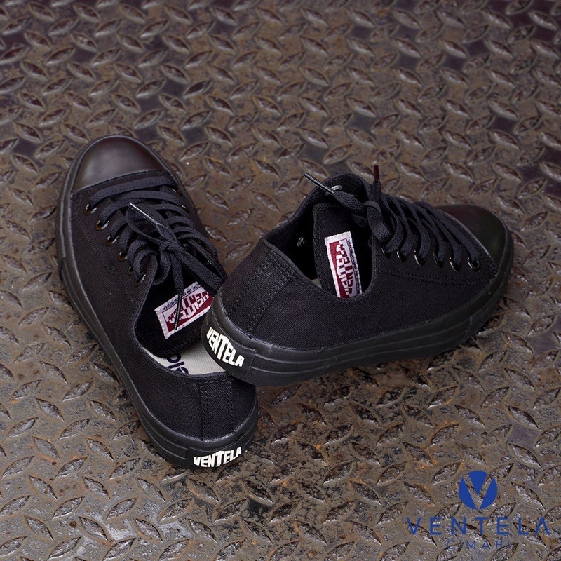 Ventela Ethnic Low All Black