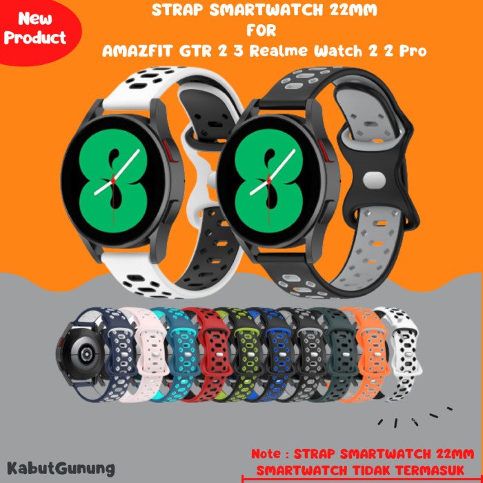 Strap Smartwatch Two Colours 22MM For GTR 3 2 Realme Watch 2 2 Pro