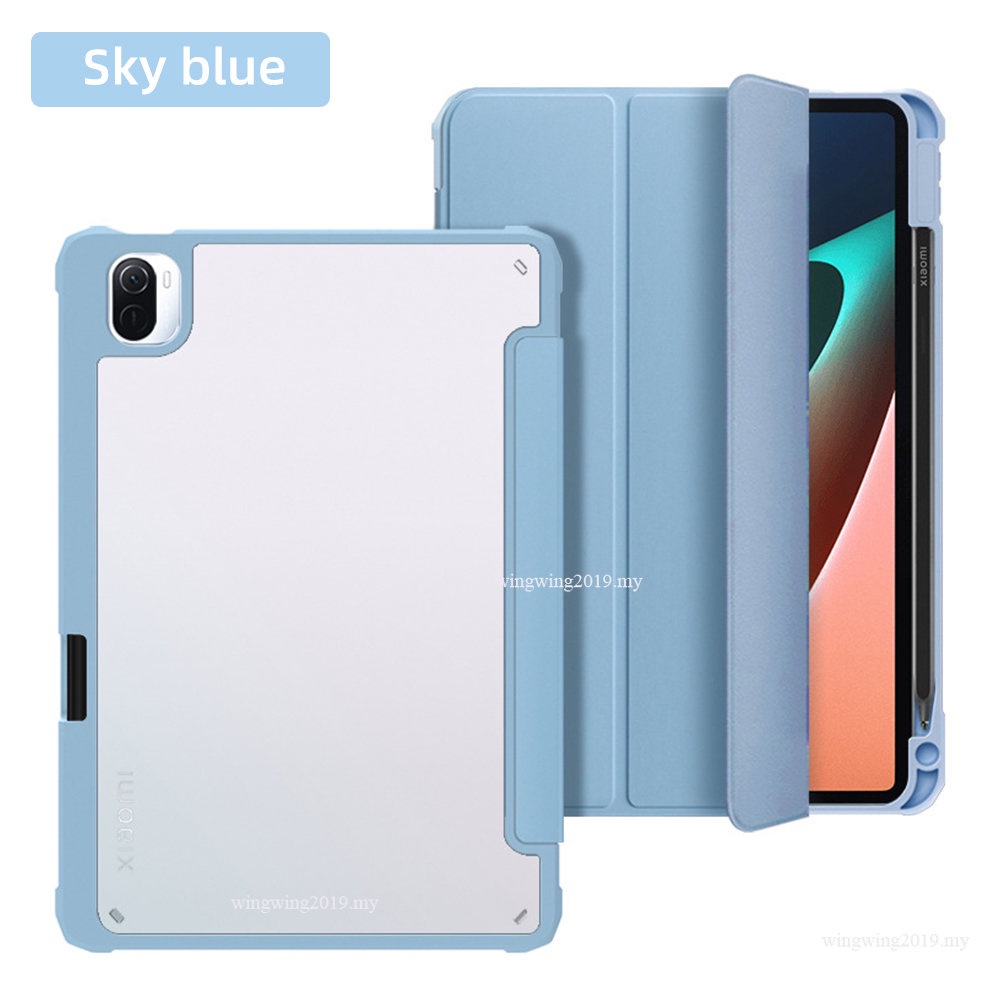 Case Transparan Dengan Holder Pen Untuk iPad 10.9 10.2 ipad7 8 9 Air5 Air4 Air3 10.5 5th 6th Gen 2018 2022 Pro 11 &quot;