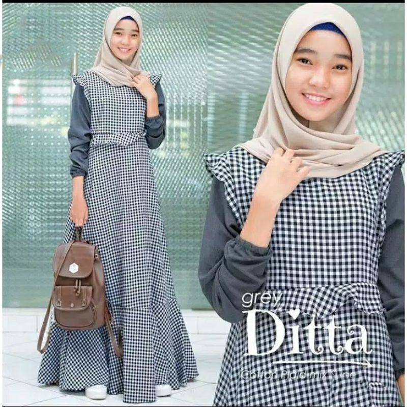 Kekinian 2021 New Gamis Trand Remaja Kekinian pakaian wanita kekinian fashion muslim