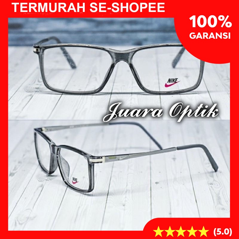 Termurah se-Shopee KACAMATA SPORTY PRIA WANITA  nike 0528  ada per lensa Anti Radiasi PHOTOCHROMIC M
