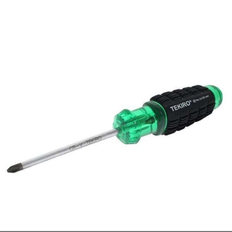 TEKIRO OBENG GAGANG KARET 6 INCH PH2×150MM