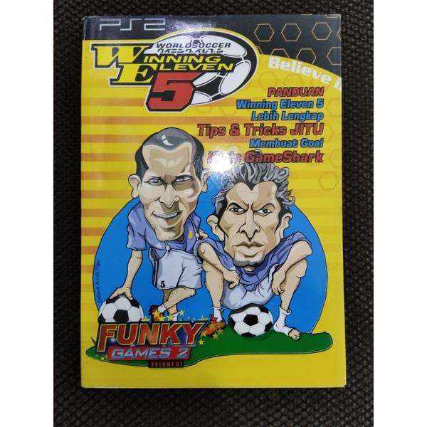 Sale Buku PS2 Winning Eleven Buku Permainan Sepak Bola Game Shark