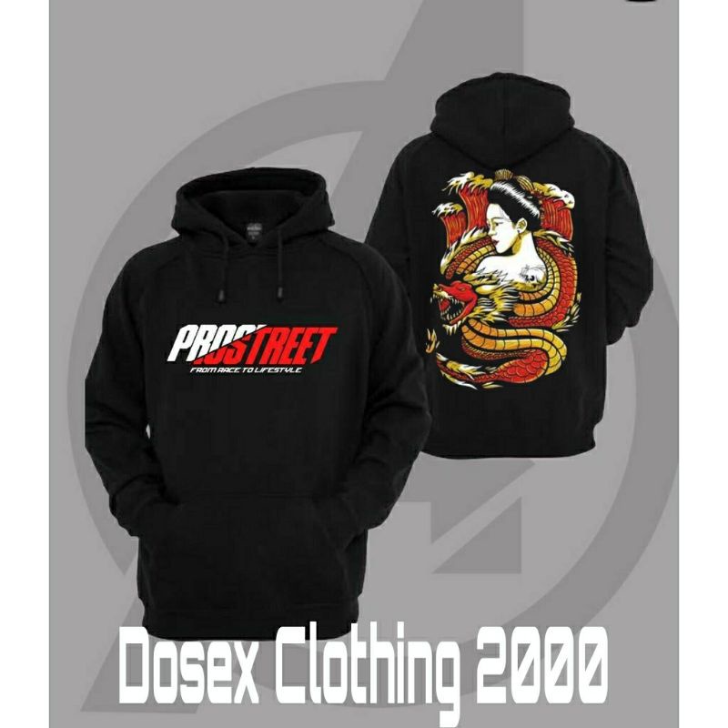 Hoodie Prostreet Geisha And Dragon
