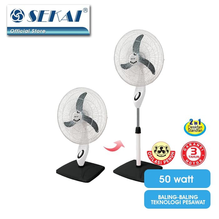 Stand Fan 2 in 1 Sekai HFN-1802