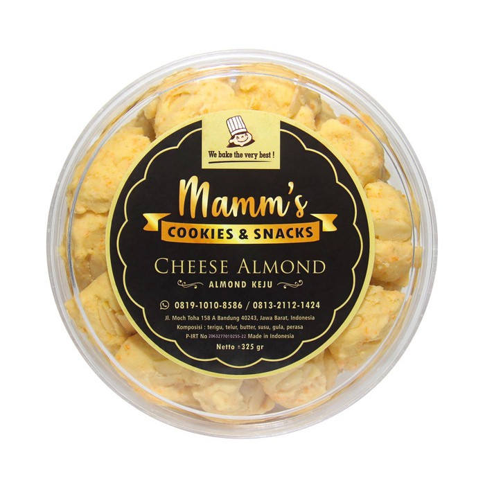 

Keju Almond Cheese Almond 325gr Kue KeringCemilanSnackCookies