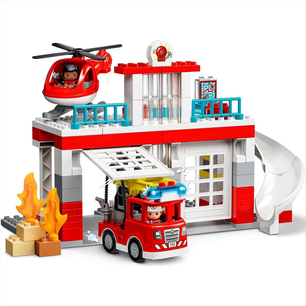 LEGO Duplo 10970 Fire Station and Helicopter