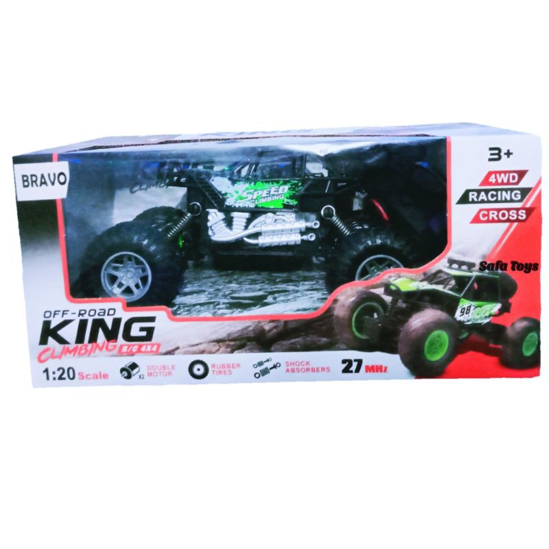 Mobil Remot Control Offroad King Climbing Free Baterai Remot Skala 1:20