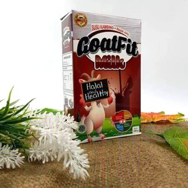 

Susu Kambing Plus Royal Jelly GOATFIT MILK RASA ORIGINAL COKELAT - COKELAT