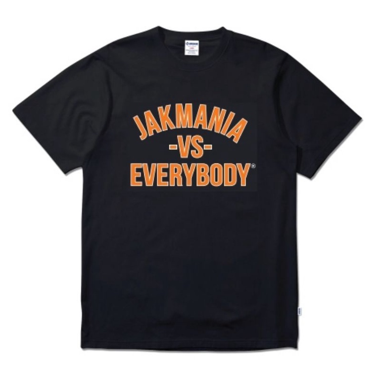 KAOS DISTRO UNISEX JAKMANIA VS EVERYBODY - URBAIN.INC X BRAVE CULTURE