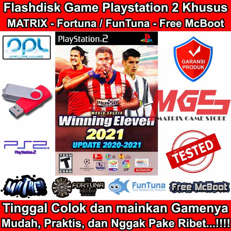 Flashdisk Game PS2 PS 2 Winning Eleven 2021 Summer Transfer English Version