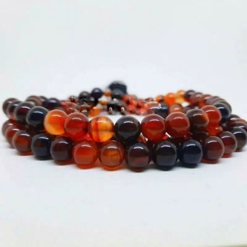 Tasbih Batu Sulaiman Asli 99 Butir 8mm Original