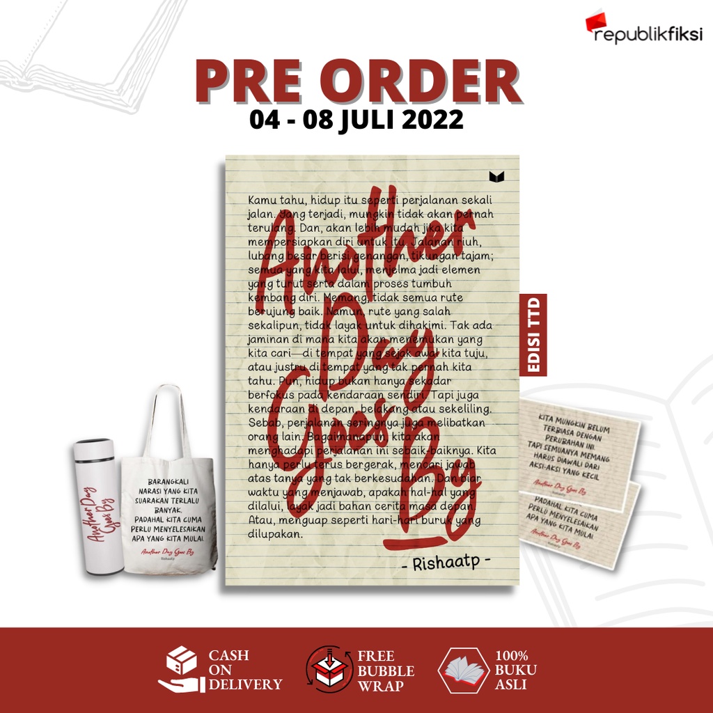 Novel Another Day Goes By - Rishaatp - Media Kita