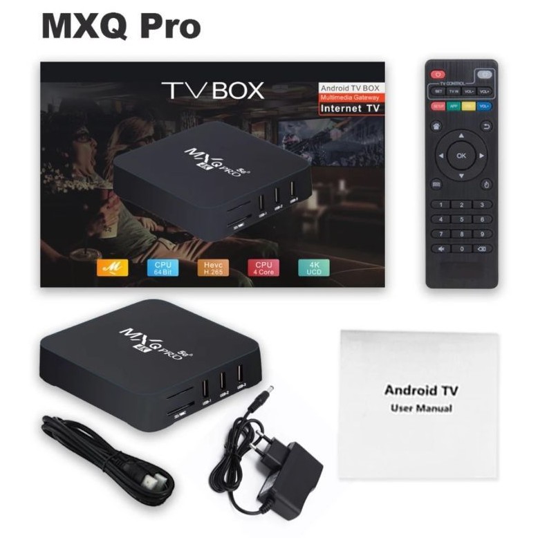 Android Set Top TV BOX MXQ PRO 5G RAM 2GB+16GB &amp; 4GB+32GB 1GB+8GB 4K Smart TV Box MXQ Pro 5G