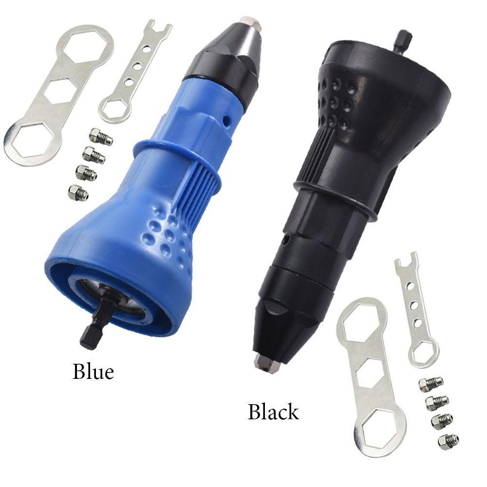 Populer Mur Rivet Elektrik Portable Nut Tool Riveting Drill Adaptor Alat Aksesoris Cordless Riveting Drill