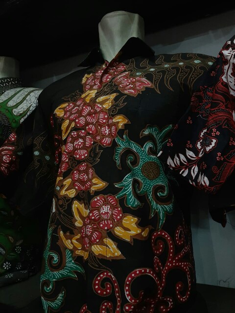 Kemeja Batik Tulis Furing Lengan Pendek  Pria Murah Pekalongan