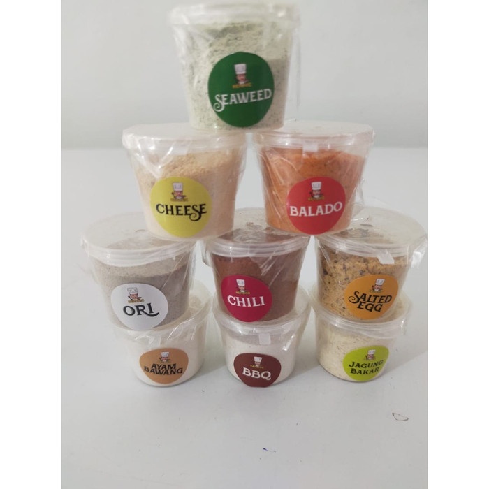 

NEW bumbu bubuk tabur non msg rasa bbq